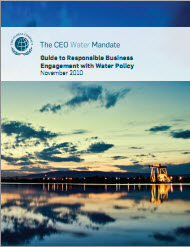 Guide to Responsible Business Engagement with Water Policy